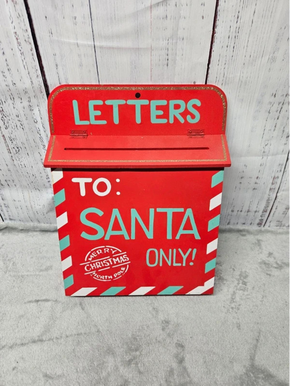 Ashland Wood Letters To Santa Only Box
